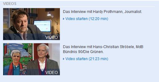Das Medienmagazin Zapp hat den Journalisten Hardy Prothmann und MdB Hans-Christian Ströbele interviewt. Quelle: NDR