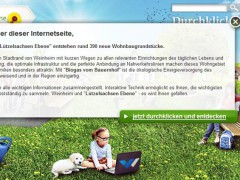 So funktioniert gekonnte Nutzerführung - Am Klick führt kein Weg vorbei. (Bild:www.luetzelsachsen.de)