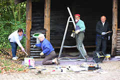 Ortsschaftsrat verschönert Ortsmittelpunkt. Foto: Stadt Weinheim.